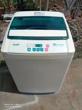 Mesin cuci top loading Sharp 8kg normal siap pakai