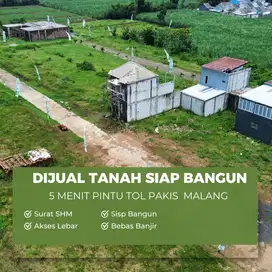 Tanah Pojok Dijual SHM pecah Dekat Pintu Tol Malang