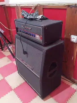 Amplifier gitar merk silver cress beserta cabinet