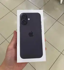 New iPhone 16 128GB Black Resmi indonesia