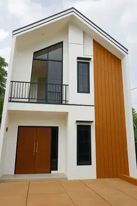 Rumah 2 kamar mandi 2 kamar tidur dengan pemandangan asri sejuk bogor