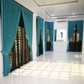 Melayani Gorden Blackout Sekat Klinik Hordeng Pintu Gordyn Vitrase
