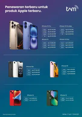 Iphone 16 bisa Kredit Bunga 0% by Akulaku