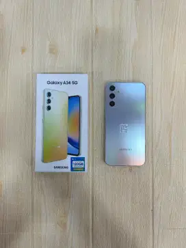 ( Second ) Samsung Galaxy A34 5G 8/256GB - Silver | SEIN | Original