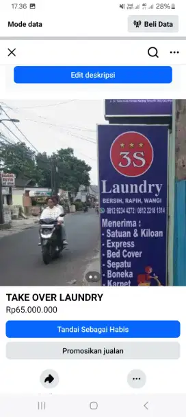 Take Over laundry