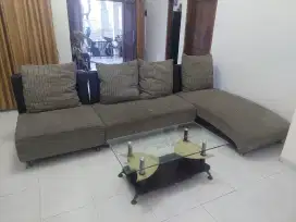Kursi Sofa bentuk L