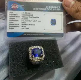 jual batu cincin blue sapphire sri lanka
