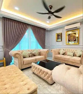 Pemesanan Tirai Gorden Jendela Gordyn Mewah Hordeng Model Terbaru Mura