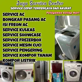 Service Mesin Cuci Kulkas Frezer Servis AC Bongkar PASANG  Gununganyar