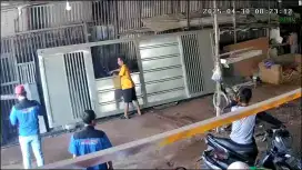 Pagar Canopy Pintu besi