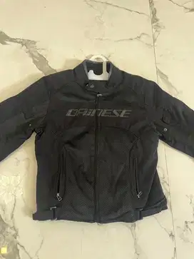 Jaket motor DAINESE D1 AIR FRAME BLACK ORIGINAL Yellow Corn Simpson