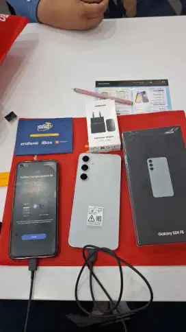 Samsung S24fe bonus charger & speaker - Erafone Tembalanh