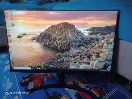 JUAL LIKENEW LED MONITOR ACER  24INCH FRAMALES BORDERLESS 100H