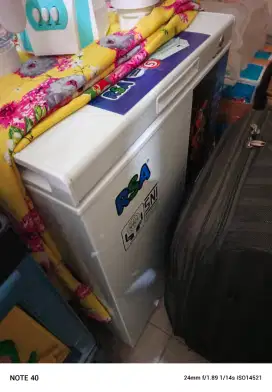 Dijual Freezer RSA 100 ltr Gransi Masih Panjang