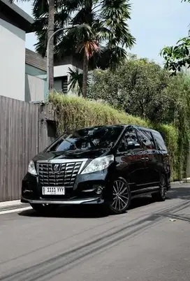 Toyota Alphard 2.4 Premium Sound 2009 Hitam bandung 2010 G