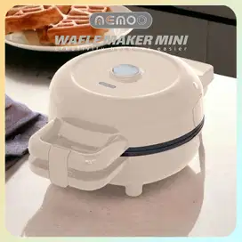 Memoo Waffle Maker Mini Putih - Baru Masih Dalam Box