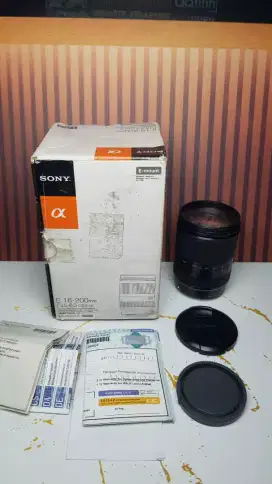 Lensa sapujagat sony 18-200mm gen 2 SEL18200LE minus tanpa mesin
