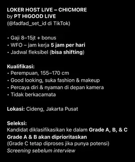 Host Live Stream Chicmore