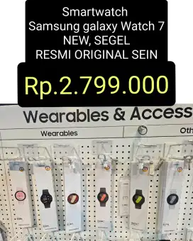 Rp.2.799
Smartwatch 
Samsung Galaxy Watch 7
New,segel,Resmi SEIN