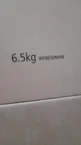 Mesin cuci Samsung WF8650NHW front loading