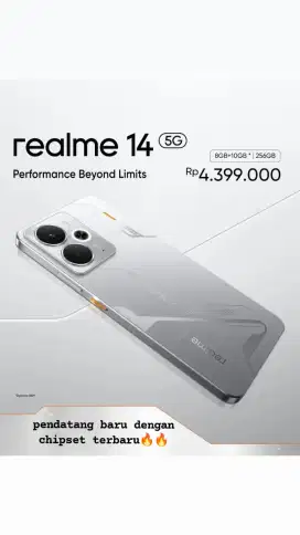 Realme 14 5G dan Realme 14T 5G mesin kencang, harga terjangkau!!