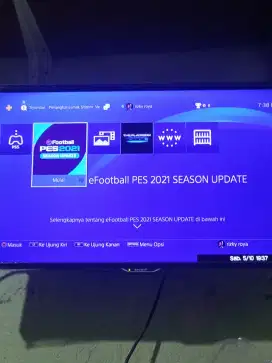 PS4 SLIM 1 TB ORI Seri 2218B + BD PES