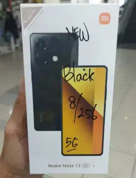Xiaomi Redmi Note 13 5G 8GB+256GB Black BNIB Garansi Resmi Indonesia
