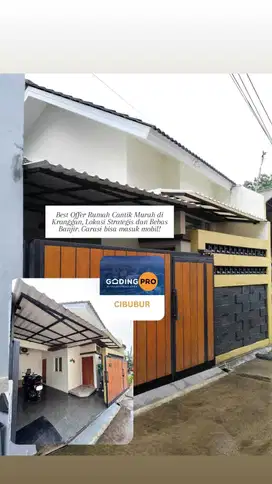 Dijual Rumah Cantik Murah di Kranggan, Strategis dan Bebas Banjir