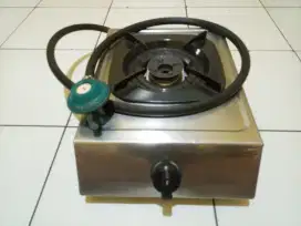 Kompor gas Rinnai 1 tungku + selang regulator