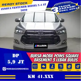 [Dp Ceper]Innova Venturer 2.4 MPV Diesel AT 2020 Silver No Pol Ganjil