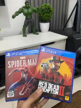 BD/KASET PS4 grand turismo 7,fc25,rdr,spiderman