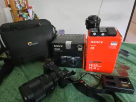 Jual DSLR SONY Alpha 6400 Full Kit dan set tinggal Pakai