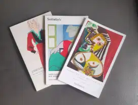 Buku Sotheby's modern art 3pcs
