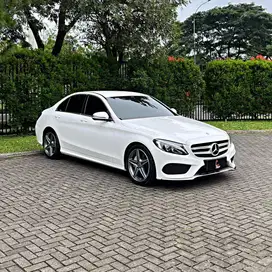 SANGAT TERAWAT BERGARANSI! Mercedes Benz C200 AMG 2018 line 2017 c 200