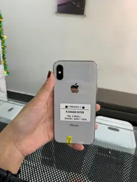 Iphone X 256GB Fullset Nominus Bergaransi Cek Sepuasnya