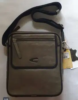 Tas Pria Camel Active, Hijau, Kulit
