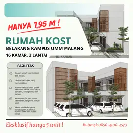 Kost 16 Kamar belakang Kampus UMM Malang