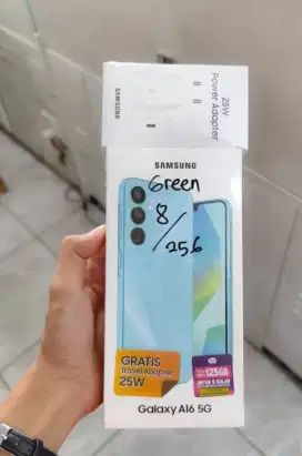 SAMSUNG A16 5G 256G DISKON 250RB GRATIS ADAPTER NEW