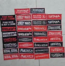 Emblem patch punk