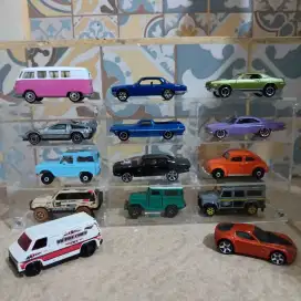 Take all hotwheels/matchbox