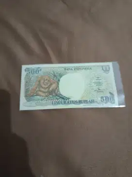 Uang 500 jadul kertas