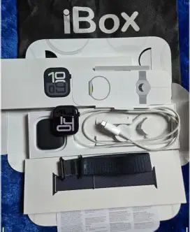 Apple Watch iWatch Series 10 46mm iBox Jet Black BH 100 Fullset Second