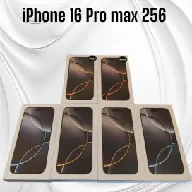 New iPhone 16 pro max 256 garansi resmi Indonesia