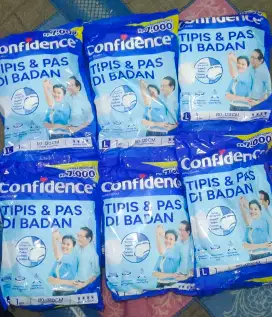 Diapers confidence satuan size L