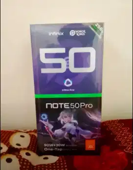 INFINIX NOTE 50 PRO 256GB 256 GB TITANIUM GREY BUKA SEGEL NEW