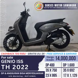 Super murah guys GENIO ISS TH 2022 Plat bekasi Dp cuman 400 ribu