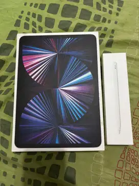 Dijual Cepat Ipad Pro m1 256gb IBOX fullset + Apple pencil Gen 2