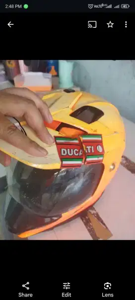 Helm Mds trail orange
