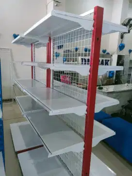 Rak gondola double T150 murah