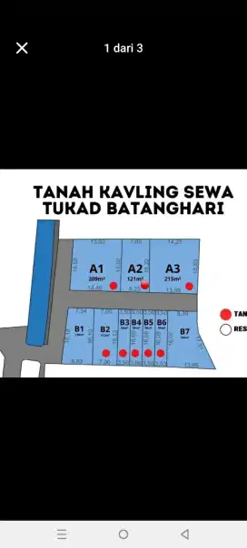 Disewakan tanah di jlan tukad batanghari 1 panjer dekat renon denpasar